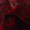 Bokhara Rug Handmade Vibrant Red Medallion 6' Runner