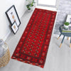 Bokhara Rug Handmade Vibrant Red Medallion 6' Runner