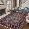 Kazak Rug Handmade Gray Medallion 7x10 ft