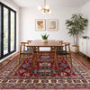 Kazak Rug Handmade Red Medallion 5x8 ft