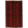Baluchi Rug Handmade Multi Geometric 3x5 ft
