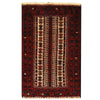 Baluchi Rug Handmade Multi Geometric 3x5 ft