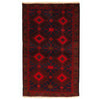Baluchi Rug Handmade Multi Geometric 3x5 ft