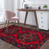 Baluchi Rug Handmade Red Geometric 3x5 ft