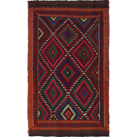 Suzuni Kilim Runner Handmade Multi 6x9 ft