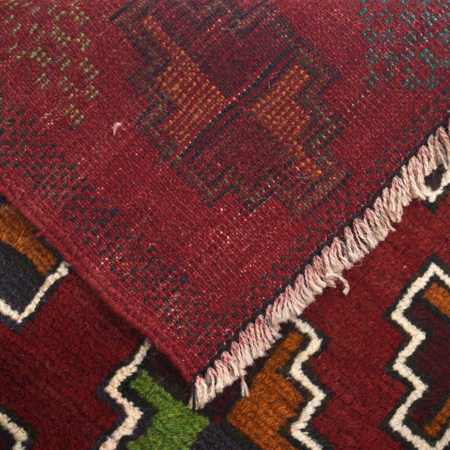 Baluchi Runner Rug Handmade Red 6' Runner