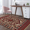 Saghari Kilim Area Rug Handmade Beige Floral 3x5 ft