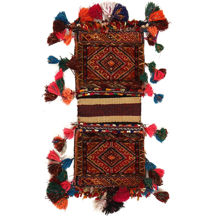 Saddle Bag Handmade Multi Floral 1x2 ft