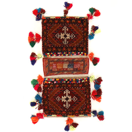 Saddle Bag Handmade Multi Floral 1x2 ft