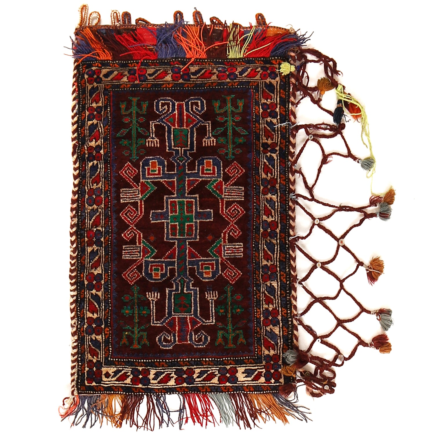 Balisht Area Rug Handmade Multi Floral 2x3 ft