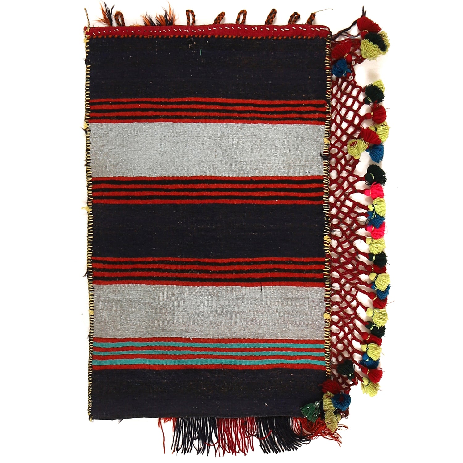 Balisht Area Rug Handmade Multi Geometric 2x3 ft