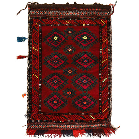 Balisht Area Rug Handmade Multi Floral 2x3 ft