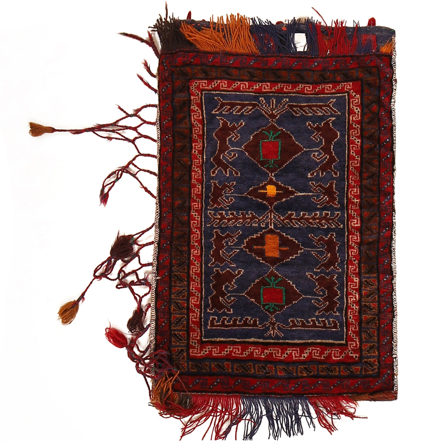 Balisht Area Rug Handmade Multi Floral 2x3 ft