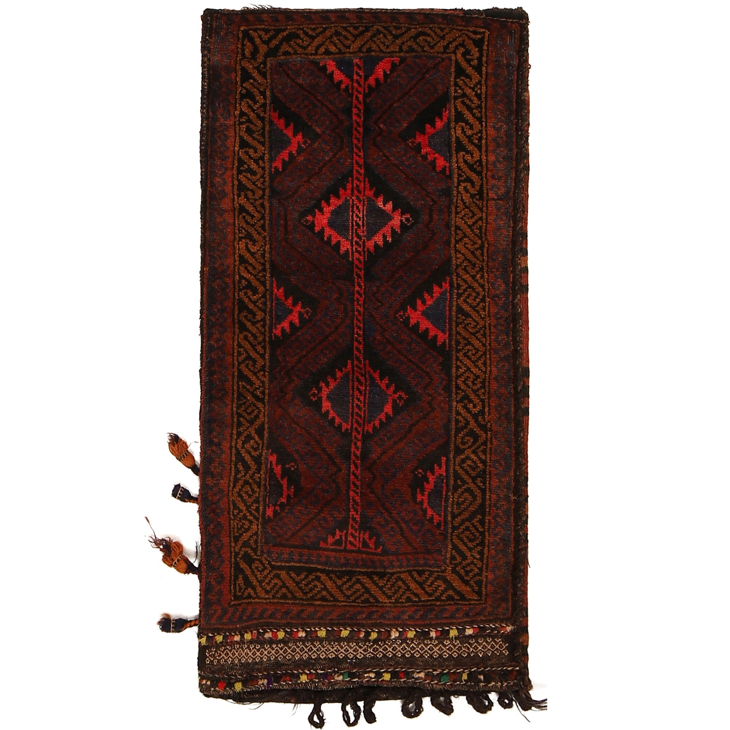 Balisht Area Rug Handmade Multi Floral 2x4 ft
