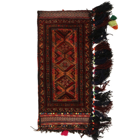 Balisht Area Rug Handmade Multi Floral 2x4 ft