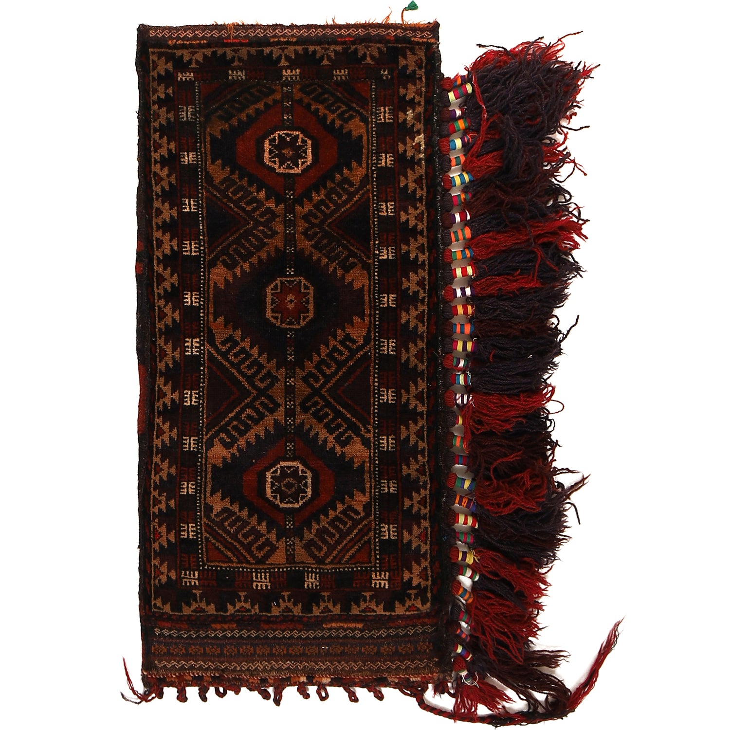 Balisht Area Rug Handmade Multi Floral 2x4 ft