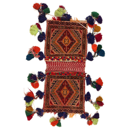 Saddle Bag Handmade Multi Floral 1x2 ft