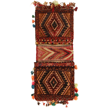 Saddle Bag Handmade Multi Floral 2x3 ft