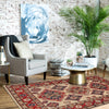 Kazak Rug Handmade Ivory Medallion 3x5 ft