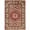 Kazak Rug Handmade Gray Medallion 2x4 ft