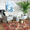 Kazak Rug Handmade Ivory Medallion 3x5 ft