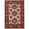 Kazak Rug Handmade Ivory Medallion 3x5 ft