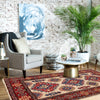 Kazak Rug Handmade Ivory Medallion 3x5 ft