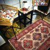 Kazak Rug Handmade Ivory Medallion 3x5 ft