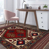 Barjasta Area Rug Handmade Beige Floral 4x6 ft
