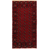 Bokhara Rug Handmade Vibrant Red Medallion 6' Runner