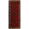 Bokhara Rug Handmade Vibrant Red Medallion 6' Runner