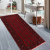 Bokhara Rug Handmade Vibrant Red Medallion 6' Runner