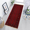 Bokhara Rug Handmade Vibrant Red Medallion 6' Runner