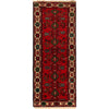 Bokhara Rug Handmade Vibrant Red Medallion 6' Runner