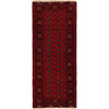 Bokhara Rug Handmade Vibrant Red Medallion 6' Runner