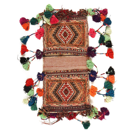 Saddle Bag Handmade Multi Floral 1x2 ft