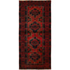 Baluchi Rug Handmade Red Geometric -