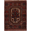 Barjasta Area Rug Handmade Beige Floral 4x6 ft