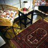 Barjasta Area Rug Handmade Beige Floral 4x6 ft