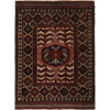 Barjasta Area Rug Handmade Beige Floral 4x6 ft