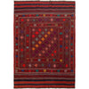 Laghari Kilim Area Rug Handmade Multi Geometric 4x7 ft