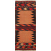 Table Sheet Area Rug Runner Handmade Brown Curvilinear 6'