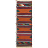 Table Sheet Runner Rug Handmade Brown Curvilinear 6' Runner