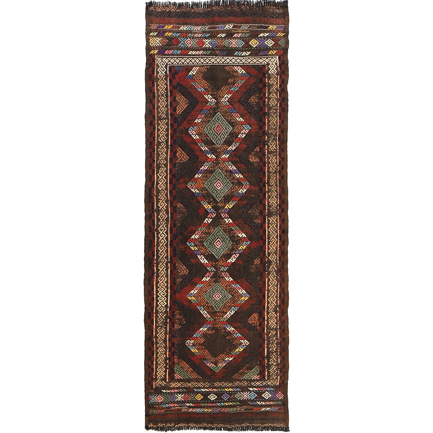 Suzuni Kilim Runner Handmade Multi 6' Runner