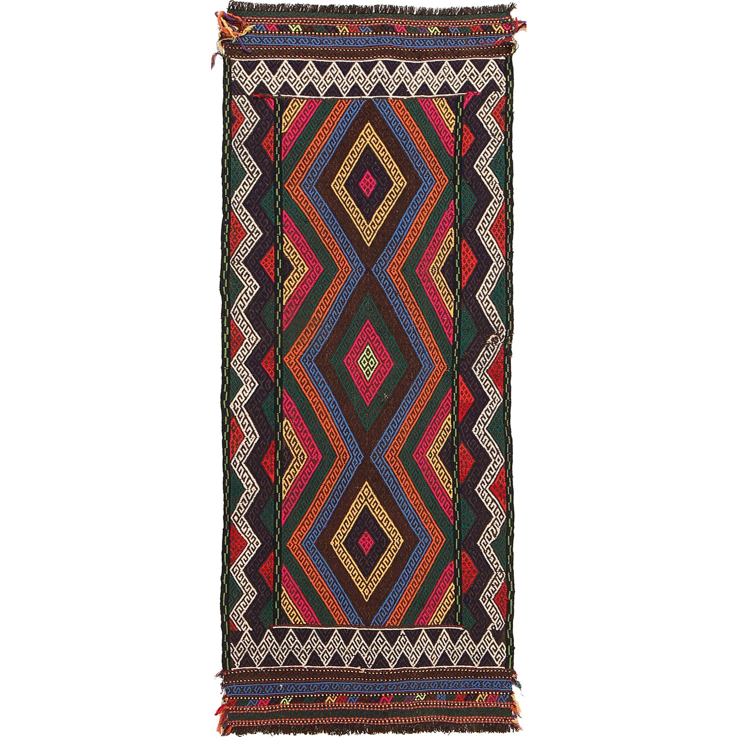 Suzuni Kilim Runner Handmade Multi 5' Runner
