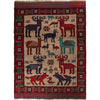 Pictorial Rug Handmade Multi Design