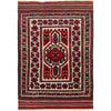 Barjasta Area Rug Handmade Beige Floral 4x6 ft