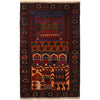Pictorial Rug Handmade Multi Design