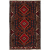 Baluchi Rug Handmade Multi Geometric 4x6 ft