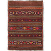 Laghari Kilim Area Rug Handmade Multi Geometric 5x8 ft